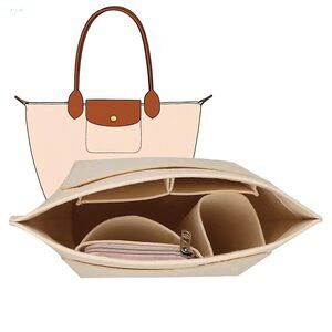 9603 Purse Organizer Insert for Longchamp Le Pliage Handbag Organizer